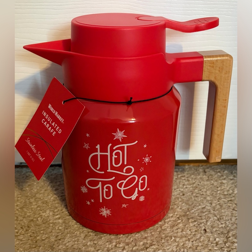 Hot Cocoa Stainless Steel Dispenser NWT